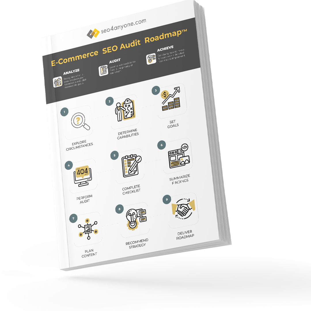 E-Commerce SEO Audit Roadmap 9 steps